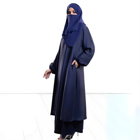 Stylish Navy Blue Abaya