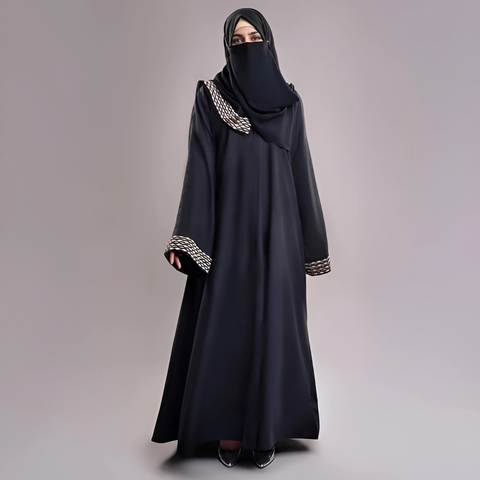 Midnight Serenity Abaya