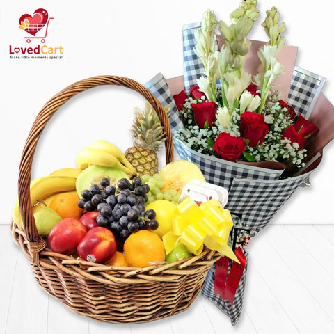 Floral & Fruity Bliss Hamper for Mom