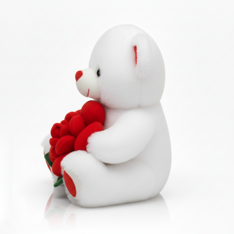 Red & White Classic Teddy
