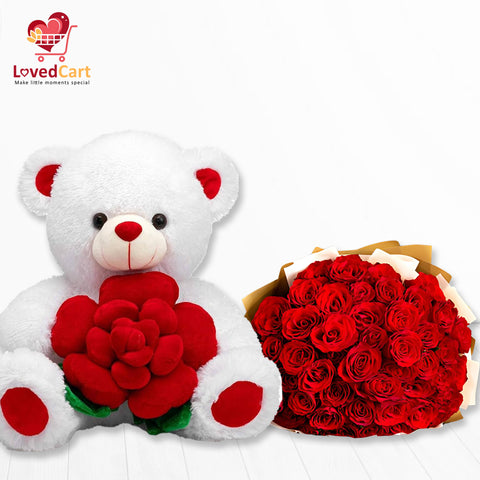 Hugs & Roses Anniversary Hamper