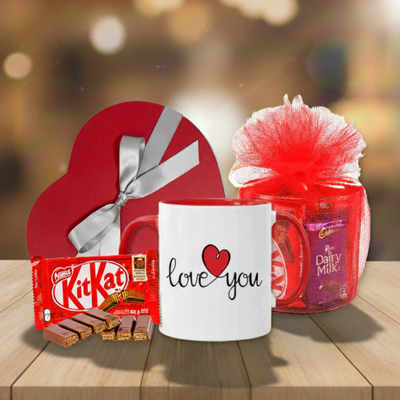 Love & Chocolate gift Hamper