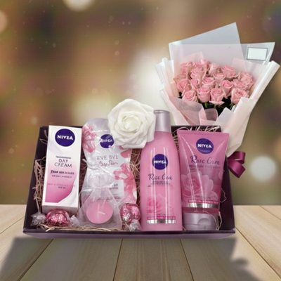 Nivea & Floral Glow Hamper for Mom