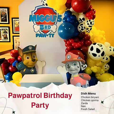 Pawpatrol Birthday Party