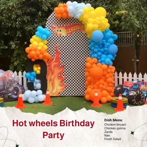 Hot wheels Birthday Party